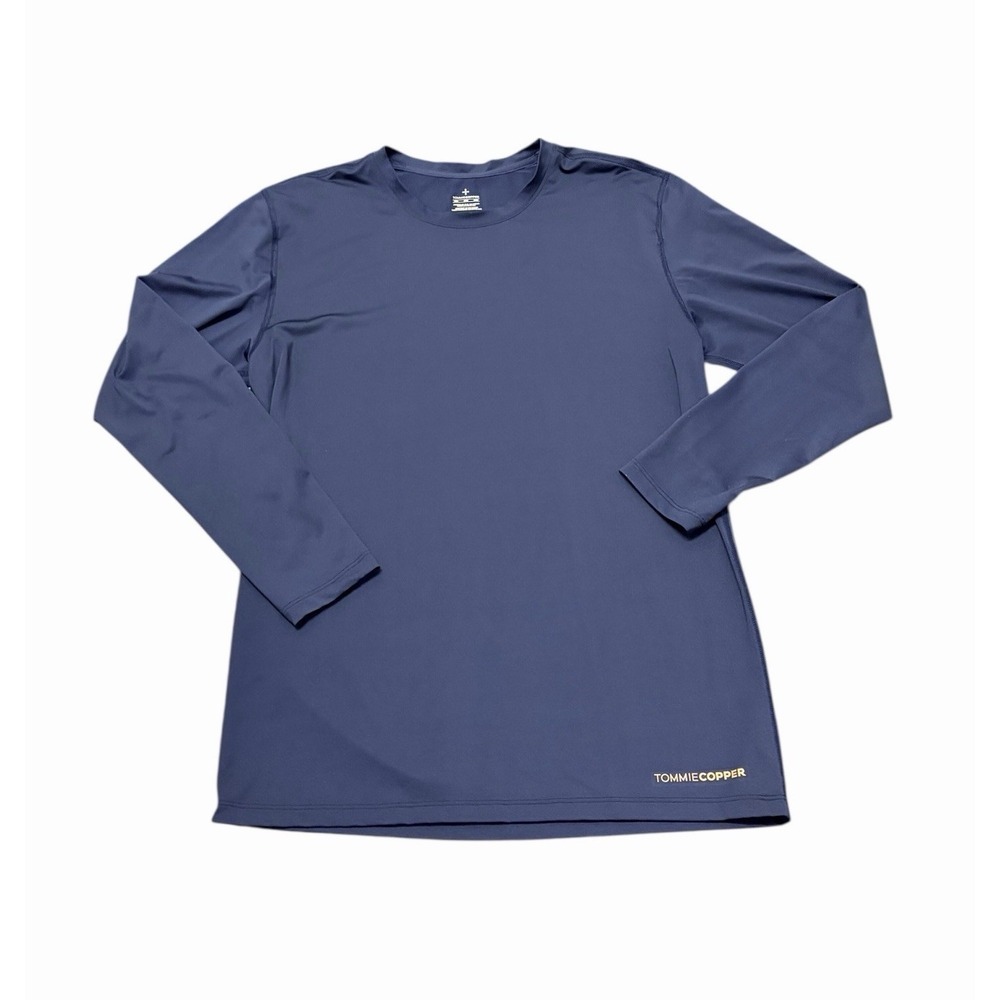 Tommie Copper Shirt Mens 2XL‎ Navy Long Sleeve Compression Base Layer Athletic